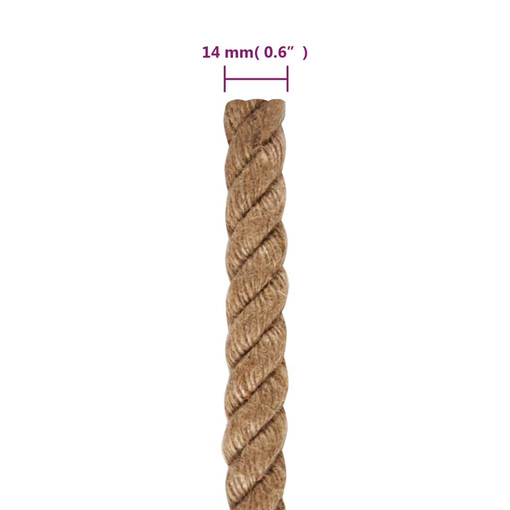 Corda in Juta Lunga 25 m Spessa 14 mm | homemem39