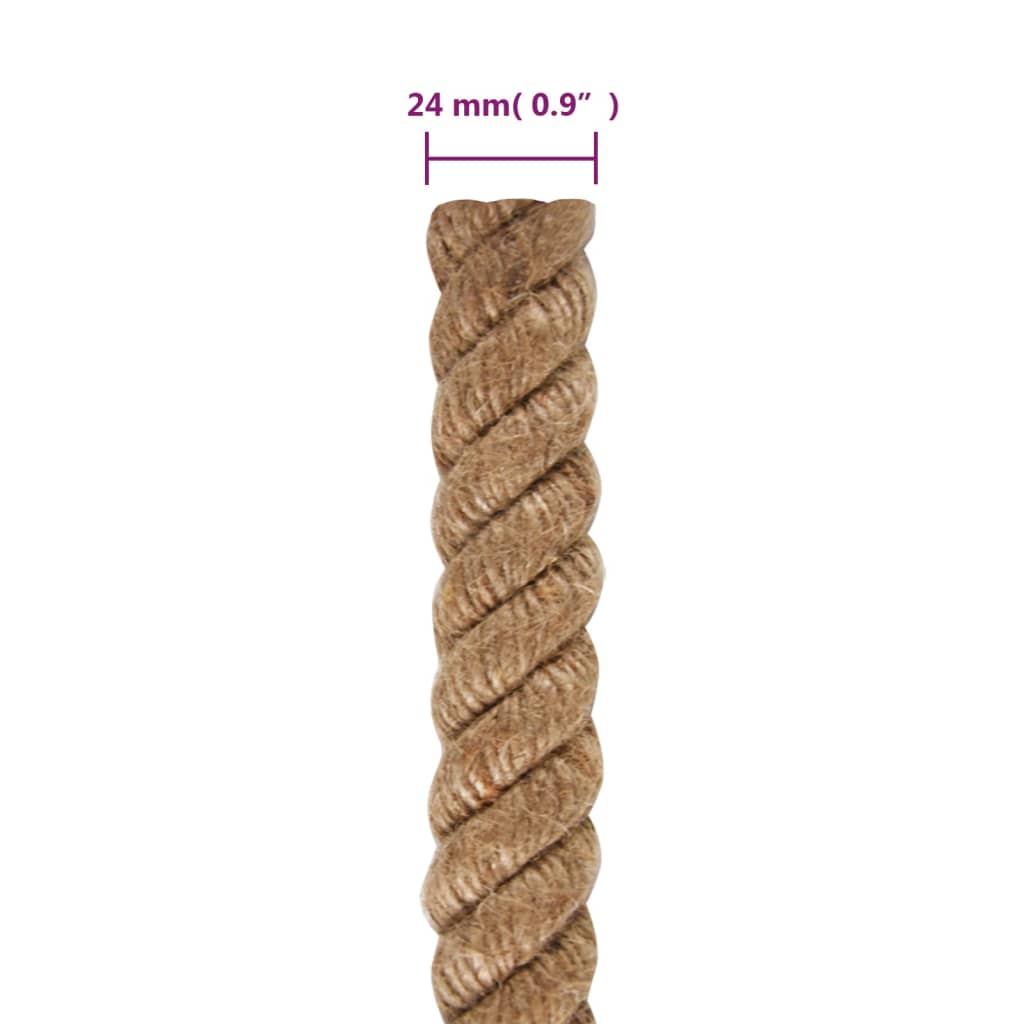 Corda in Juta Lunga 25 m Spessa 24 mm | homemem39