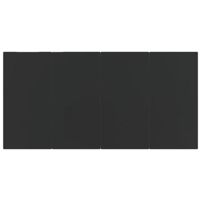 Set da Pranzo da Giardino 7 pz con Cuscini Beige e Nero - homemem39