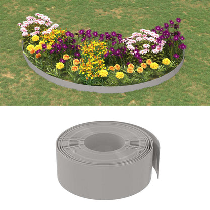 Bordatura da Giardino Grigia 10 m 20 cm in Polietilene | homemem39
