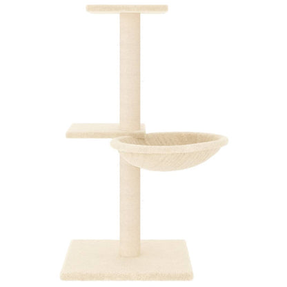Albero per Gatti con Tiragraffi in Sisal Crema 72 cm | homemem39