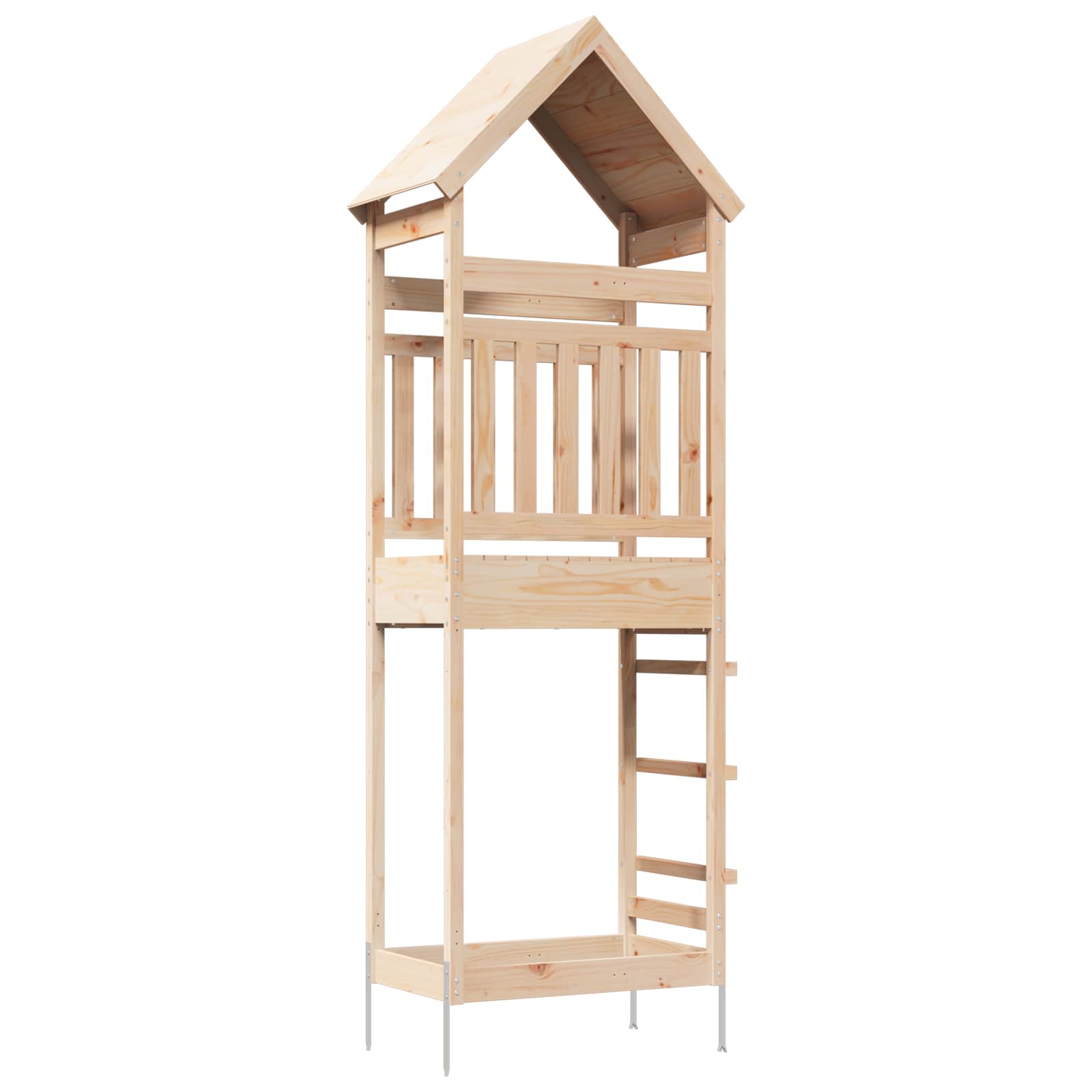 Torre da Gioco per Esterni Naturale Legno di pino massiccio | homemem39