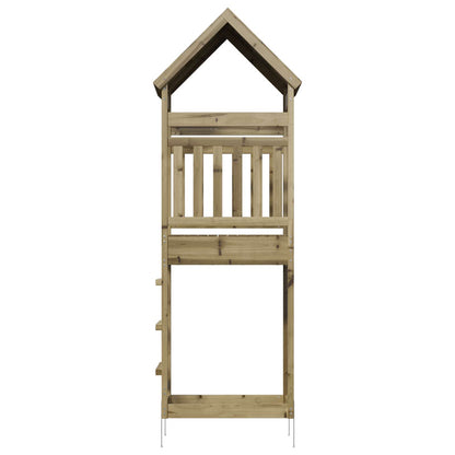 Torre da Gioco per Esterni Naturale Pino impregnato solido | homemem39