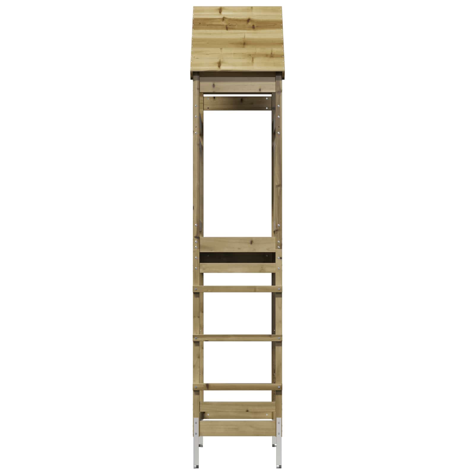 Torre da Gioco per Esterni Naturale Pino impregnato solido | homemem39