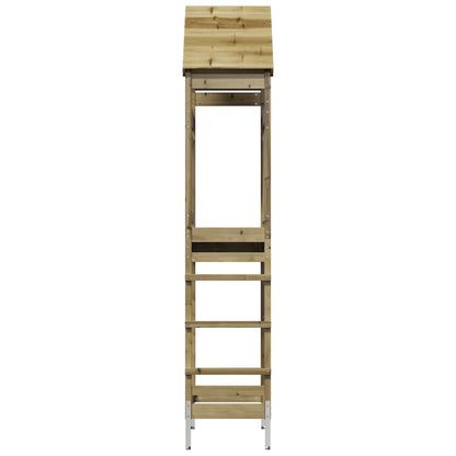 Torre da Gioco per Esterni Naturale Pino impregnato solido | homemem39