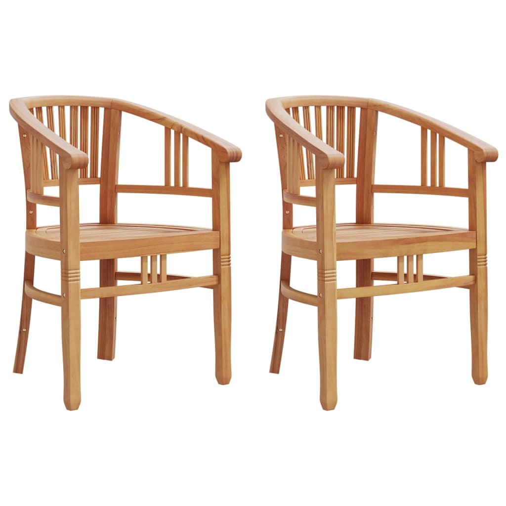 Set da Pranzo per Giardino 3 pz in Legno Massello di Teak - homemem39