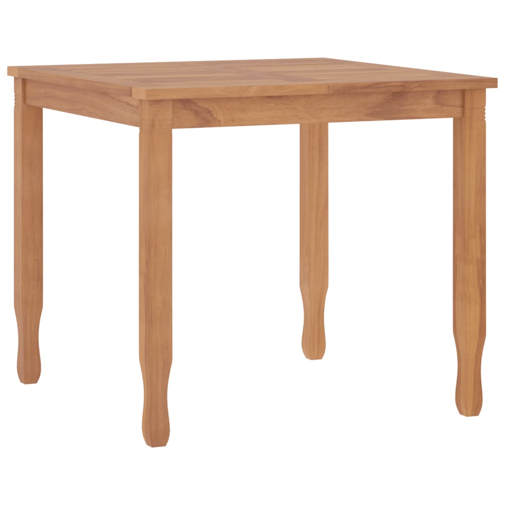 Set da Pranzo per Giardino 3 pz in Legno Massello di Teak - homemem39