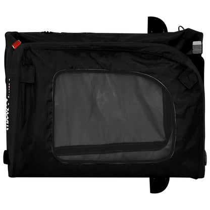 Rimorchio da Bici per Animali Nero Oxford e Ferro - homemem39