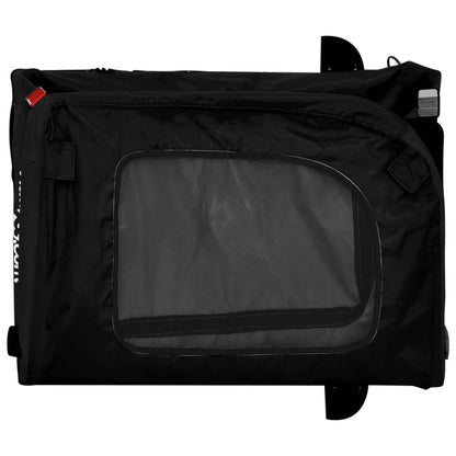 Rimorchio da Bici per Animali Nero Oxford e Ferro - homemem39