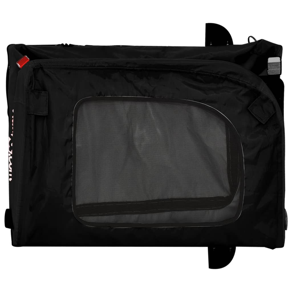 Rimorchio da Bici per Animali Nero Oxford e Ferro - homemem39