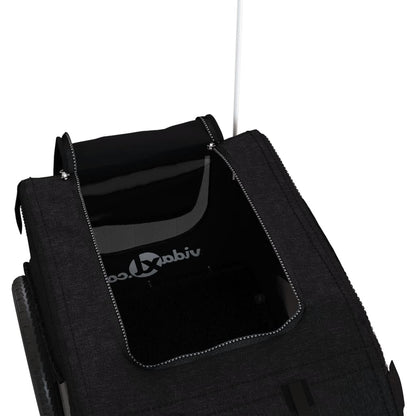 Rimorchio da Bici per Animali Nero Oxford e Ferro - homemem39