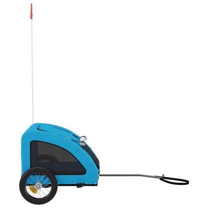 Rimorchio da Bici per Animali Blu Oxford e Ferro | homemem39