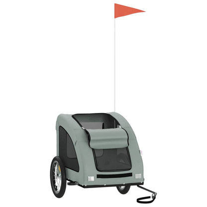 Rimorchio da Bici per Animali Grigio Oxford e Ferro - homemem39