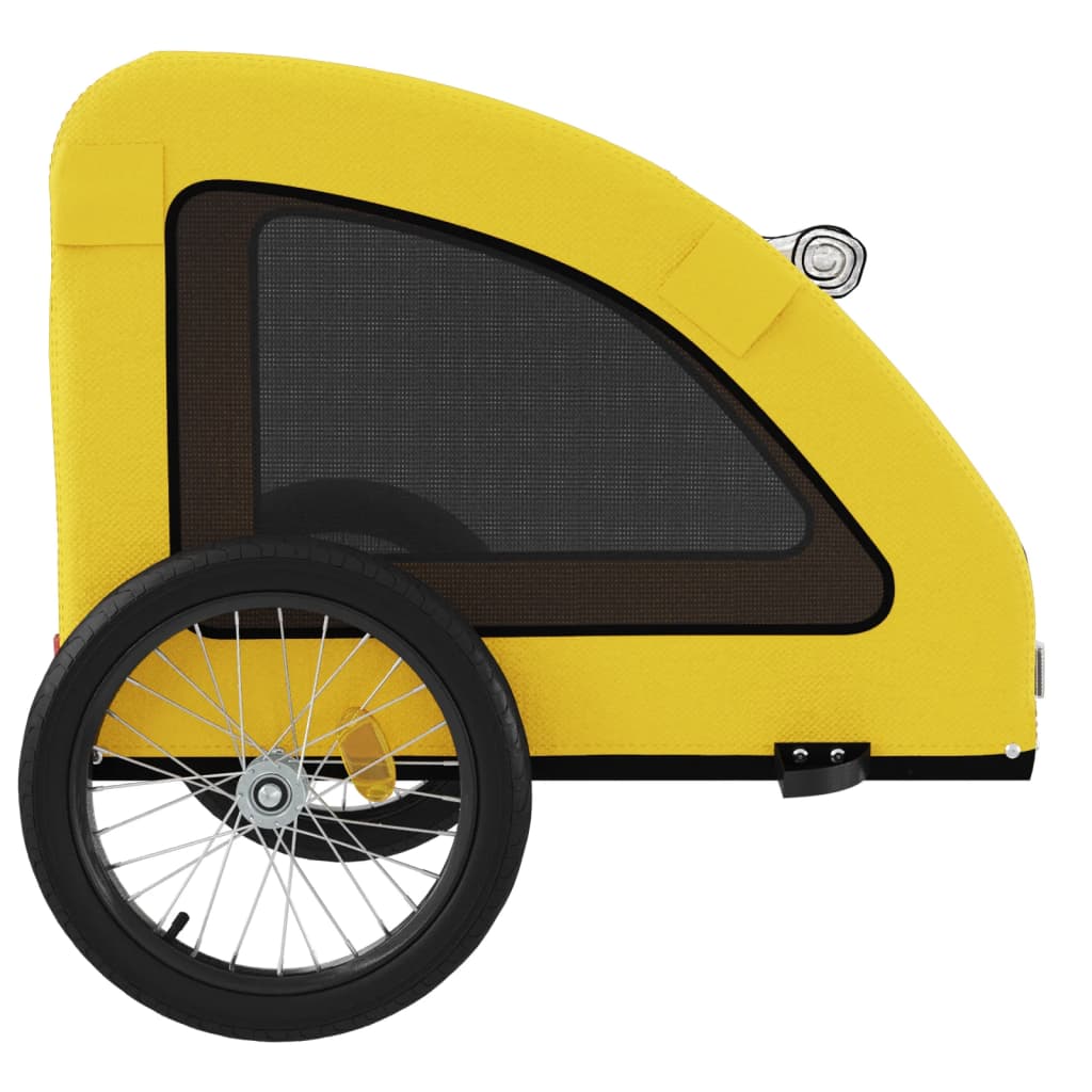 Rimorchio da Bici per Animali Giallo Oxford e Ferro | homemem39