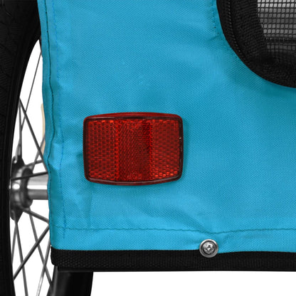 Rimorchio da Bici per Animali Blu Oxford e Ferro | homemem39