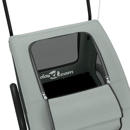 Rimorchio da Bici per Animali Grigio Oxford e Ferro - homemem39