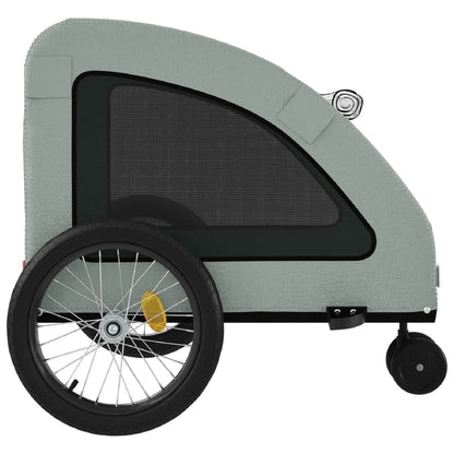 Rimorchio da Bici per Animali Grigio Oxford e Ferro | homemem39