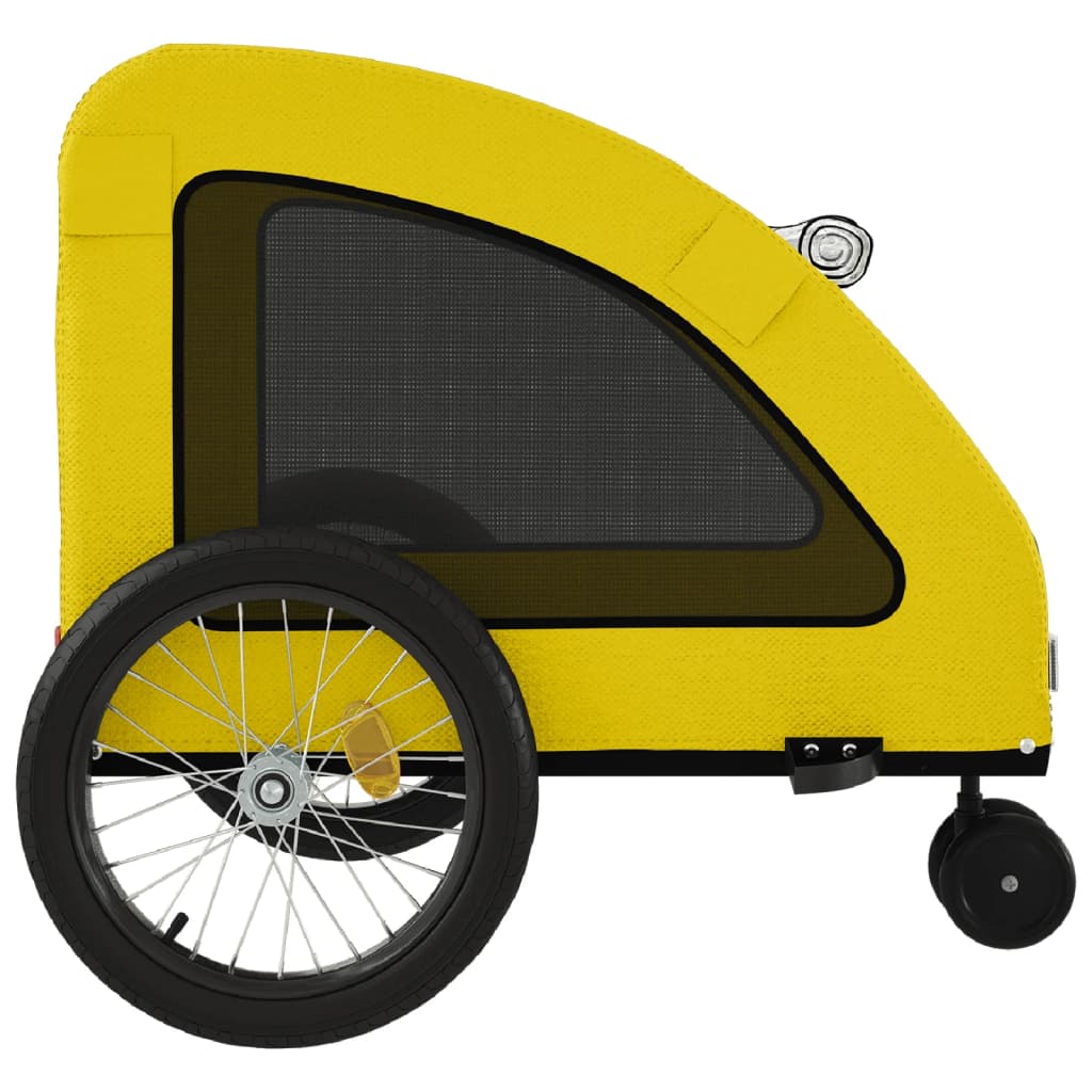 Rimorchio da Bici per Animali Giallo Oxford e Ferro | homemem39