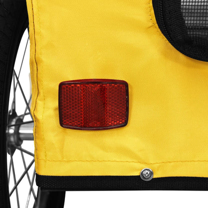Rimorchio da Bici per Animali Giallo Oxford e Ferro | homemem39
