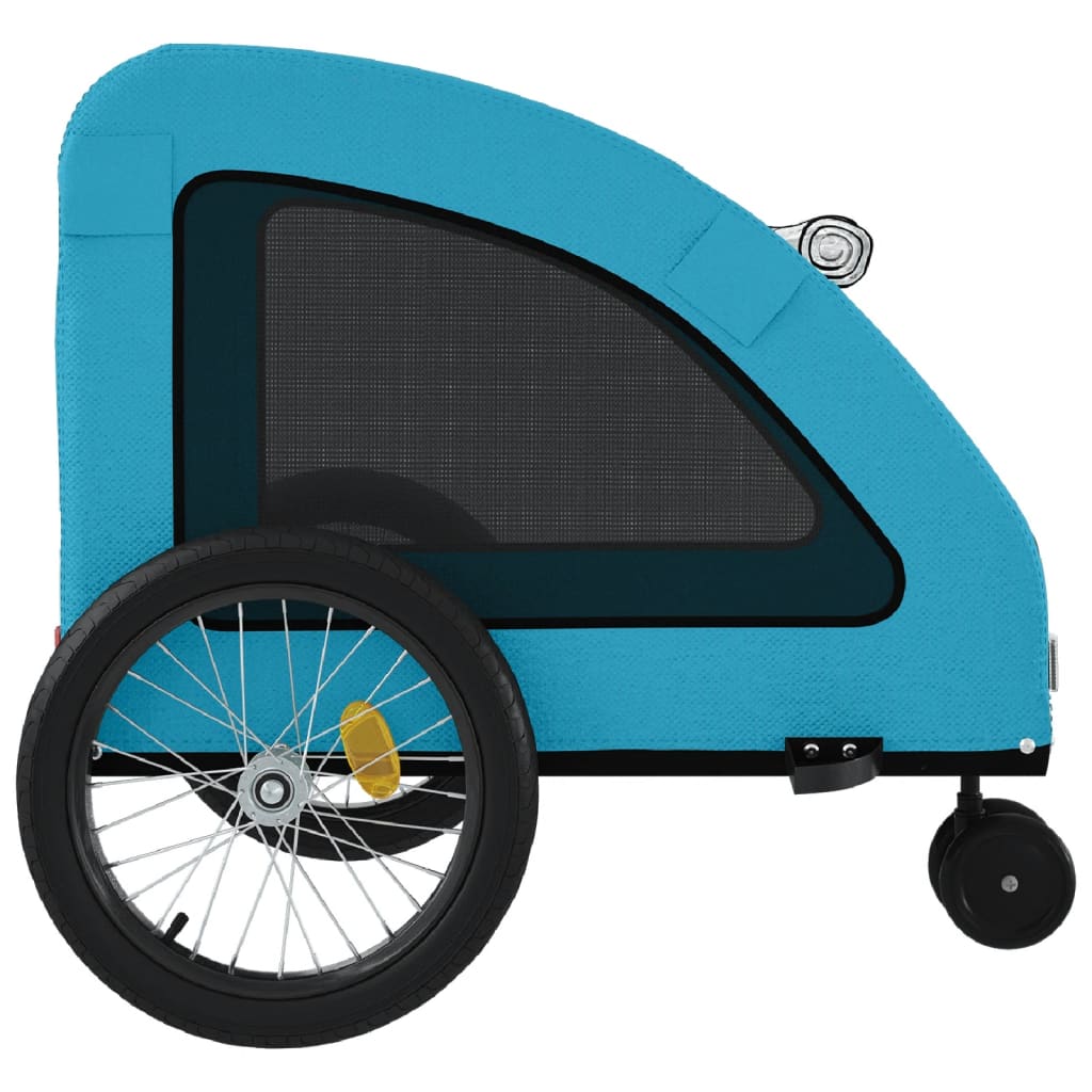 Rimorchio da Bici per Animali Blu Oxford e Ferro | homemem39
