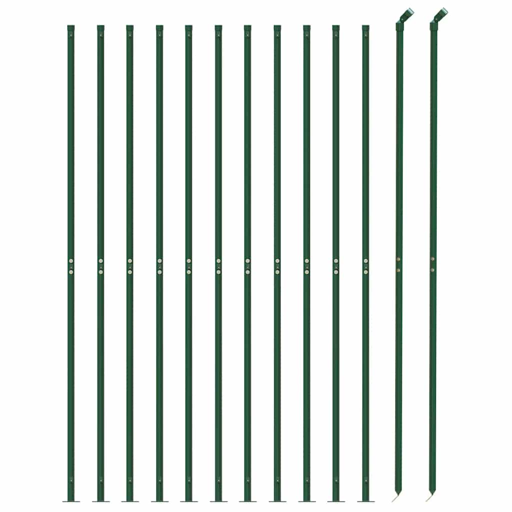 Recinzione a Rete con Flangia Verde 2,2x25 m - homemem39