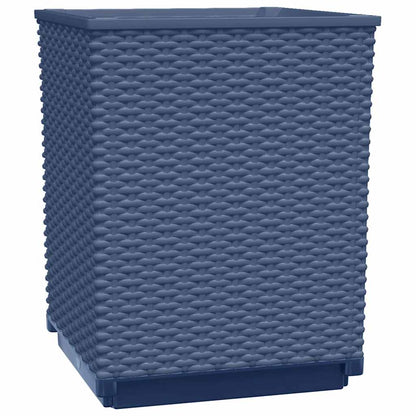 Fioriere 2 pz Grigio Blu 30x30x37 cm in Polipropilene