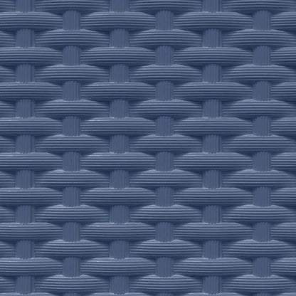 Fioriere 2 pz Grigio Blu 30x30x37 cm in Polipropilene