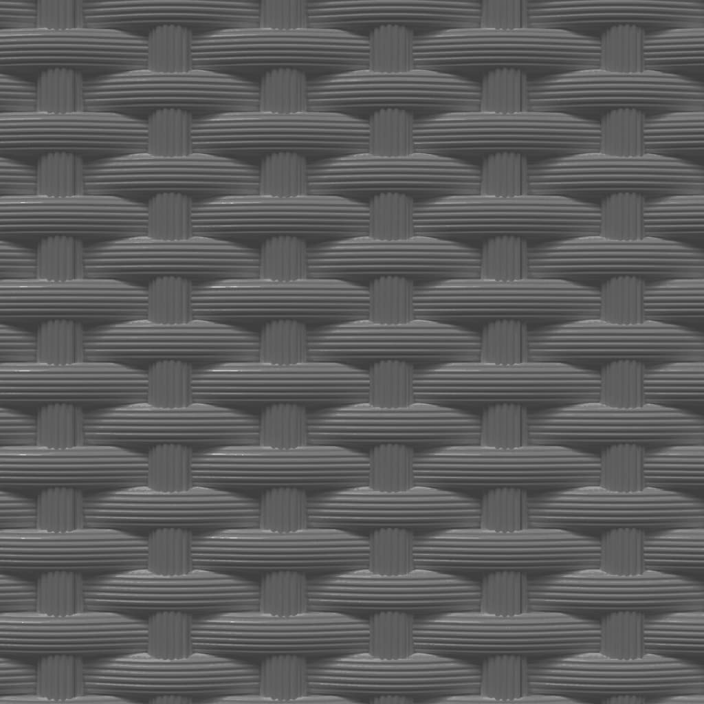 Fioriere 2 pz Nere 30x30x37 cm in Polipropilene | homemem39