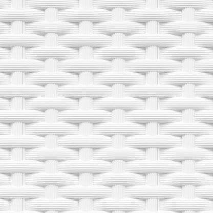 Fioriere 2 pz Bianche 30x30x37 cm in Polipropilene | homemem39