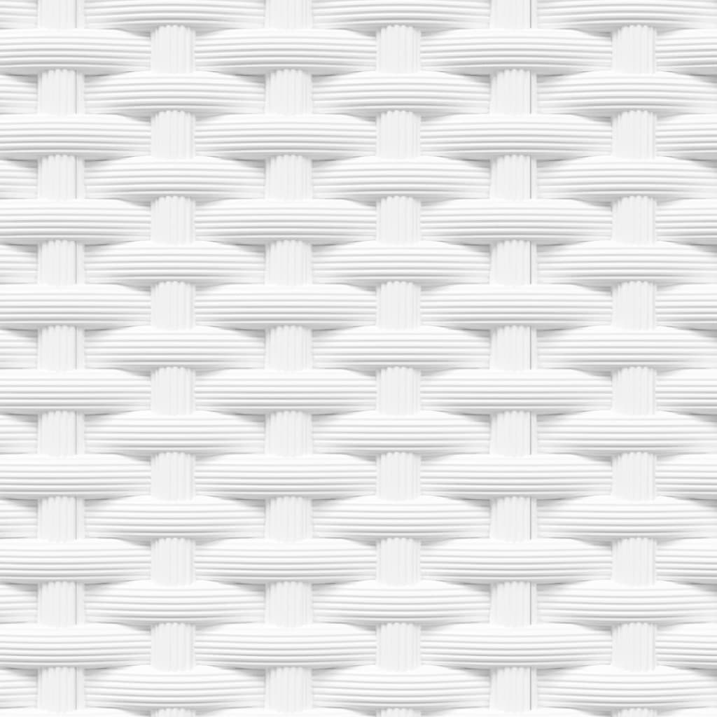 Fioriere 2 pz Bianche 30x30x37 cm in Polipropilene - homemem39