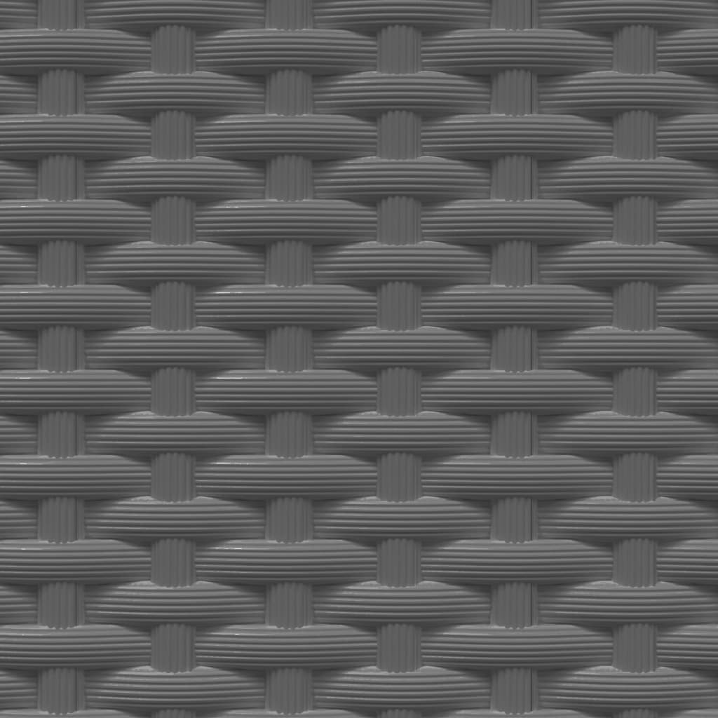 Fioriere 4 pz Nere 30x30x37 cm in Polipropilene | homemem39
