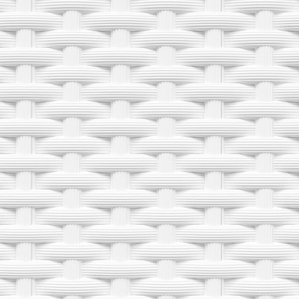 Fioriere 4 pz Bianche 30x30x37 cm in Polipropilene | homemem39