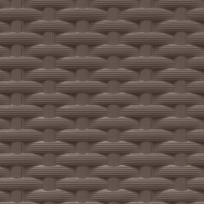 Fioriere 4 pz Marroni 30x30x37 cm in Polipropilene