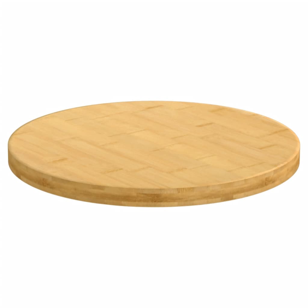 Piano del Tavolo Ø40x2,5 cm in Bambù | homemem39
