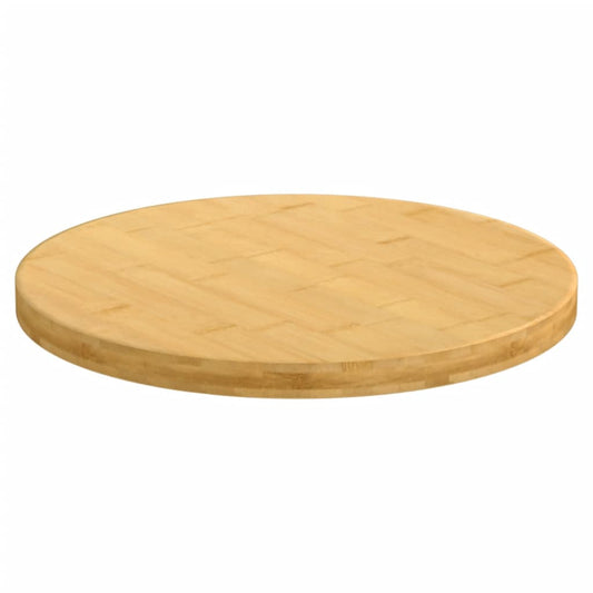 Piano del Tavolo Ø40x2,5 cm in Bambù | homemem39