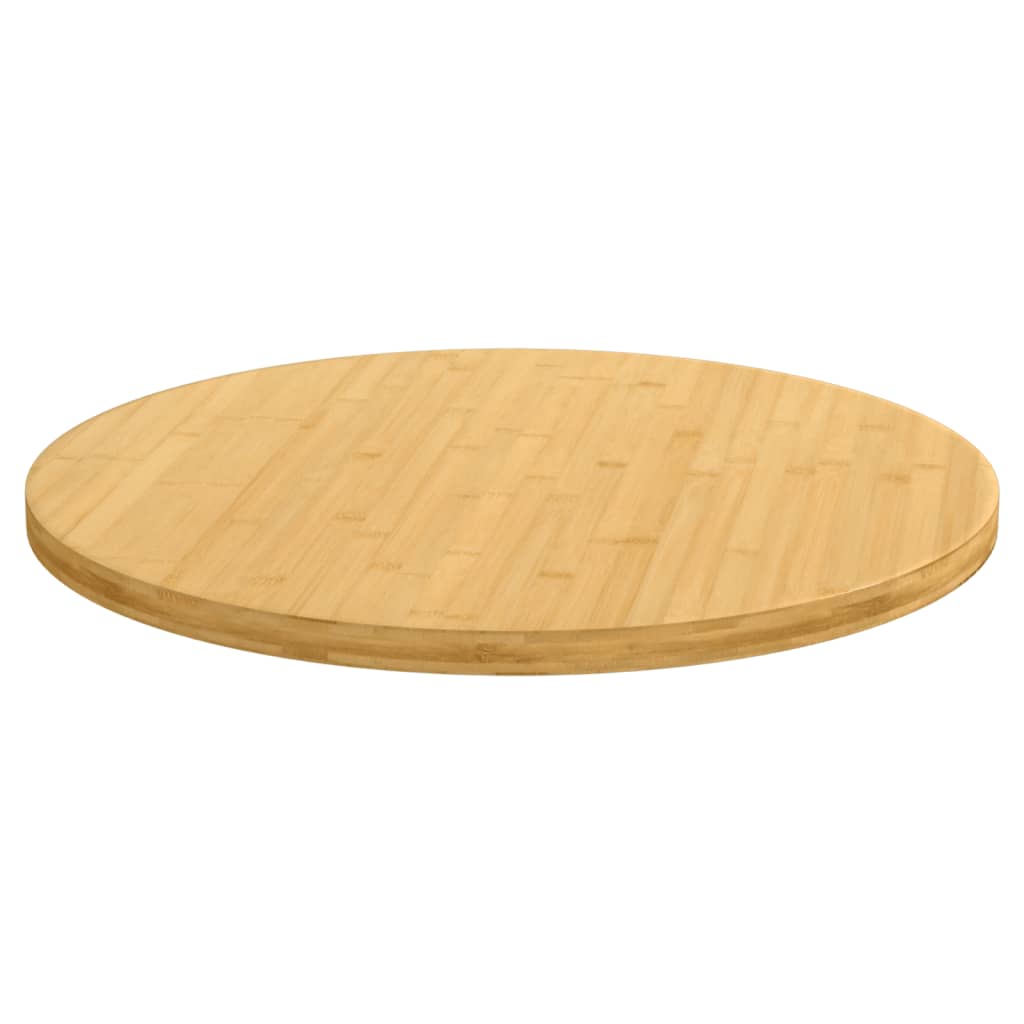 Piano del Tavolo Ø80x2,5 cm in Bambù