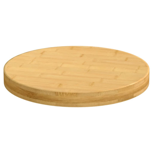 Piano del Tavolo Ø40x4 cm in Bambù | homemem39