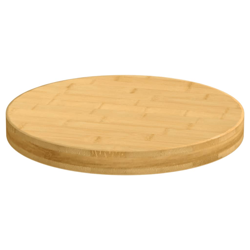 Piano del Tavolo Ø50x4 cm in Bambù | homemem39