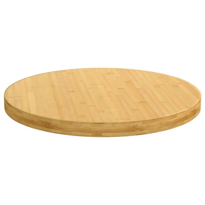 Piano del Tavolo Ø60x4 cm in Bambù