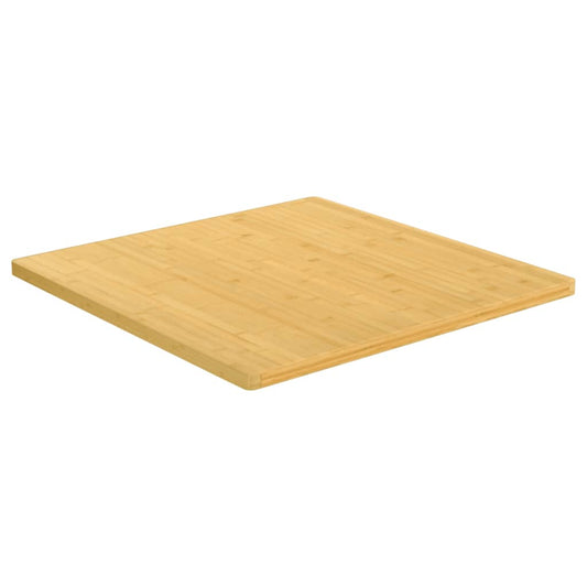 Piano del Tavolo 90x90x2,5 cm in Bambù | homemem39