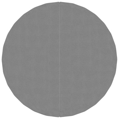 Telo Sotto Piscina Grigio Chiaro Ø244 cm Geotessile Poliestere