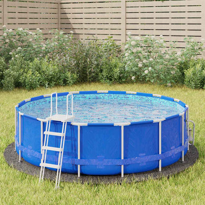 Telo Sotto Piscina Grigio Chiaro Ø306 cm Geotessile Poliestere | homemem39