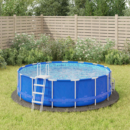 Telo Sotto Piscina Grigio Chiaro Ø366 cm Geotessile Poliestere | homemem39