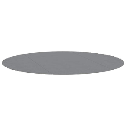 Telo Sotto Piscina Grigio Chiaro Ø306 cm Geotessile Poliestere