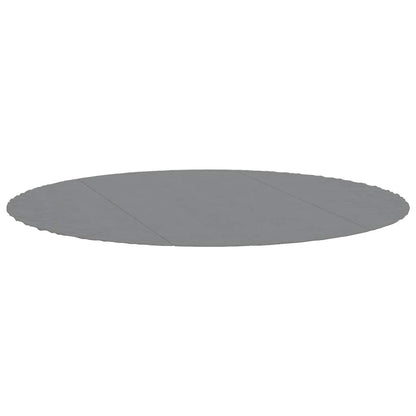 Telo Sotto Piscina Grigio Chiaro Ø366 cm Geotessile Poliestere