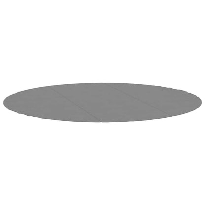 Telo Sotto Piscina Grigio Chiaro Ø396 cm Geotessile Poliestere