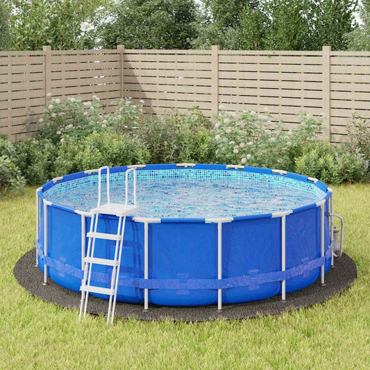 Telo Sotto Piscina Grigio Chiaro Ø428 cm Geotessile Poliestere | homemem39