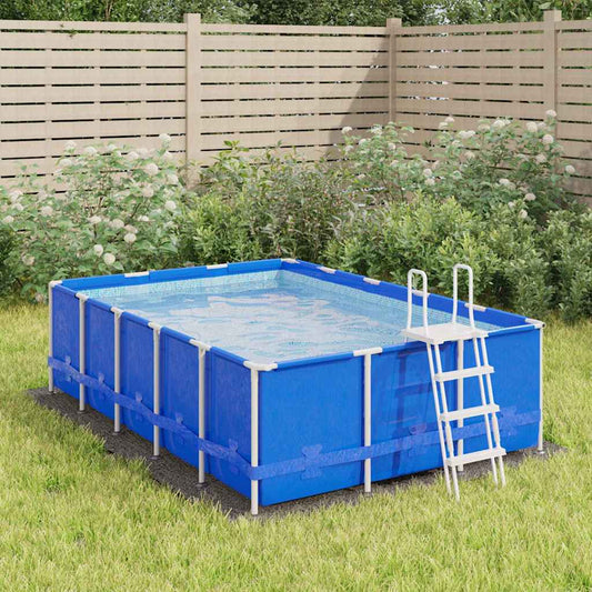 Telo Piscina Grigio Chiaro 300x220 cm Geotessile Poliestere | homemem39