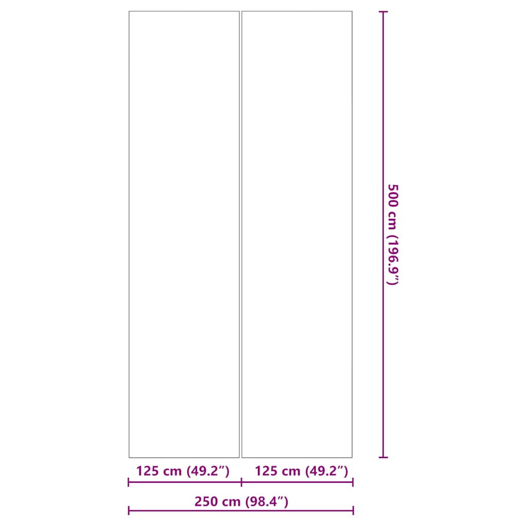 Telo Sotto Piscina Grigio Chiaro 500x250 Geotessile Poliestere - homemem39