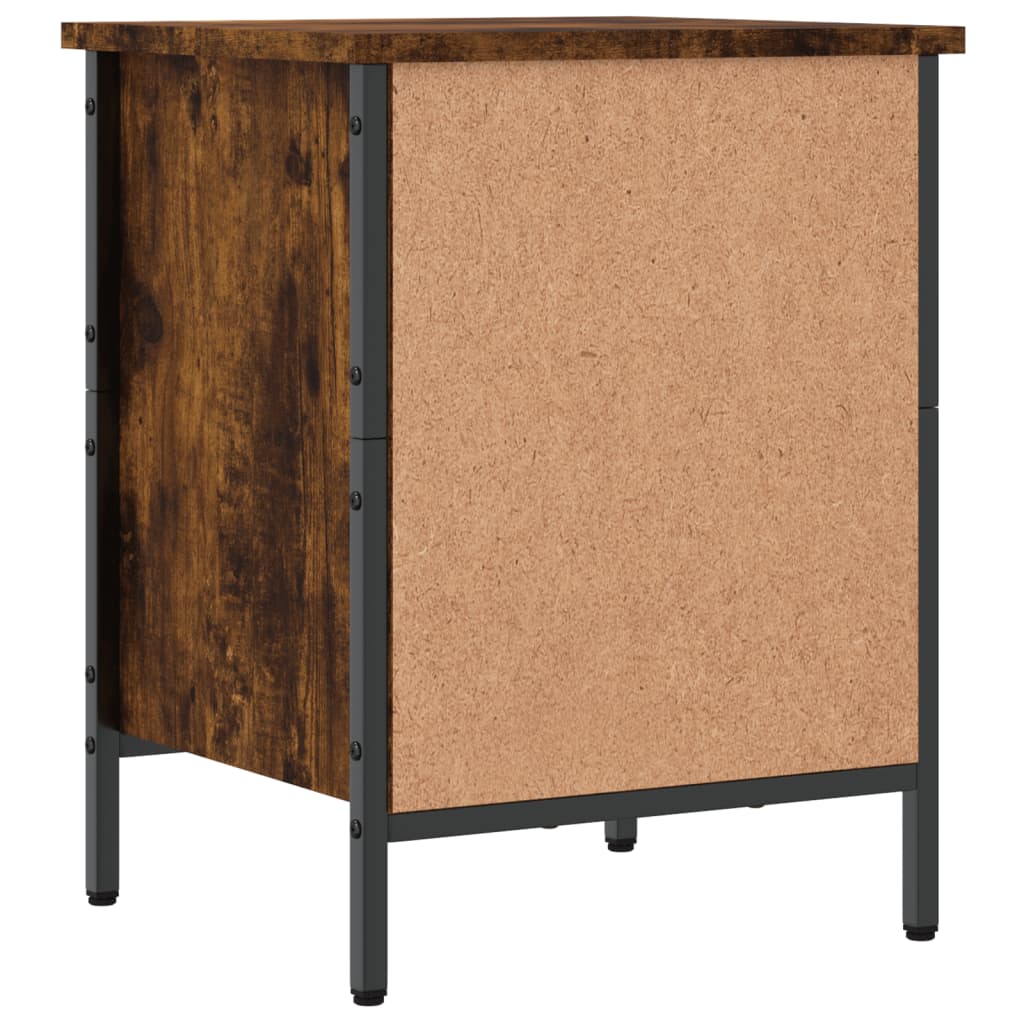 Scarpiera Rovere Fumo 38x35x50 cm in Legno Multistrato - homemem39